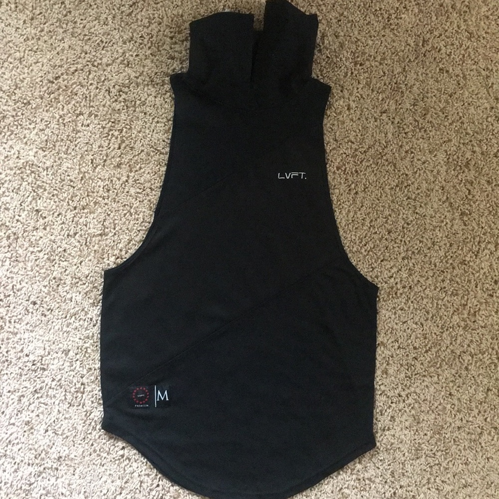 LVFT Premium hooded cut off tank